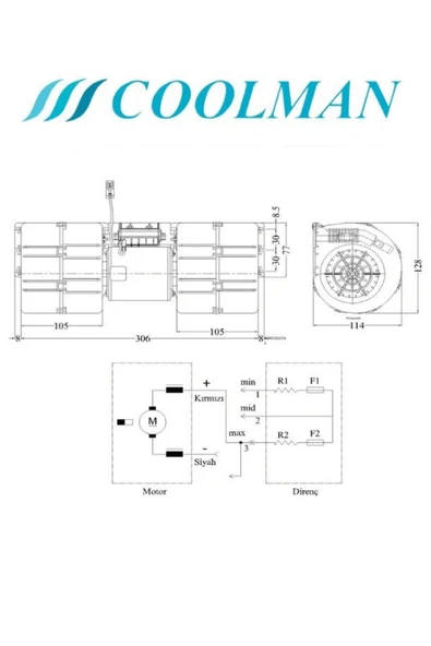 Cool man 500 Blower Başkurt (12V) - Resim 4