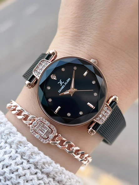 Daniel Klein Çelik Kordonlu 2 Yıl Garantili 3 Atm Suya Dayanıklı Kadın Kol Saati+Bileklik BF.10981.6 ürün görseli