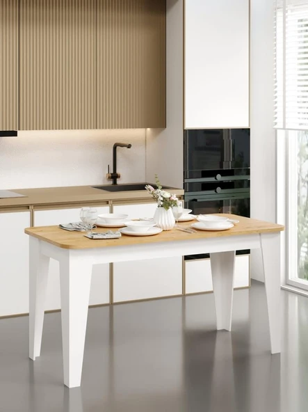 Kuzeylife Venezia Yemek Masası Safir Meşe ürün görseli