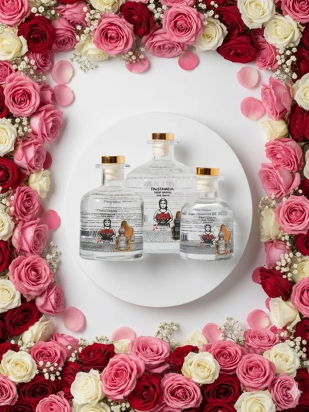 Fimstanbul İlk Sıkım %100 Saf Doğal Gül Suyu 150 ml – Rose Water - Cam Şişe – Yaprak Taneli - Resim 4