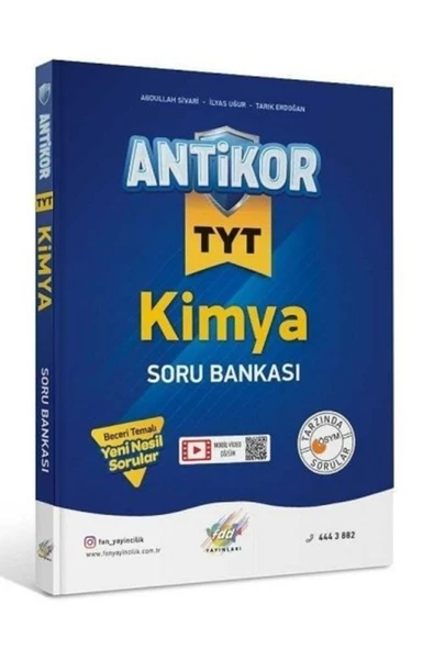 Antikor Yayınları Fdd Tyt Antikor Kimya Soru Bankası - Resim 2