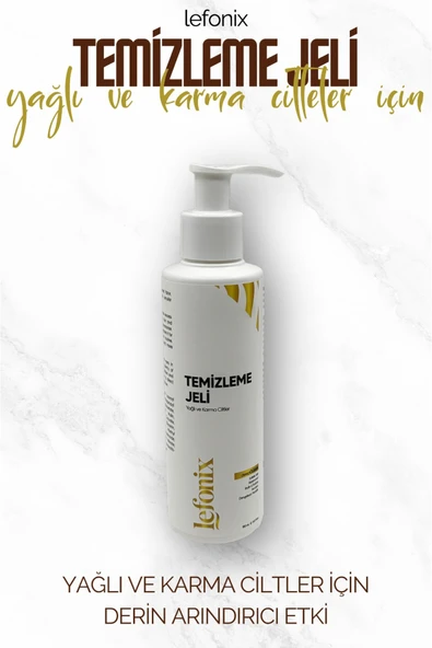 Lefonix Yağlı ve Karma Ciltler için Temizleme Jeli 150 ml ürün görseli