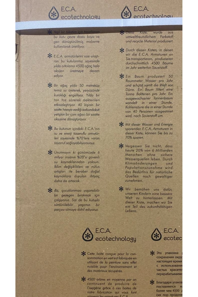 Eca E.c.a Niobe Teleskobik Kolonlu Banyo Tepe Duş Seti Yuvarlak Takım 102158039 - Resim 4