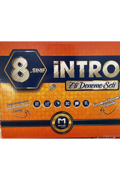 Mozaik Yayınları 8. Sınıf Mozaik İntro Deneme 7 Li - / Kolektif / Mozaik Yayınları / 9786257870610 ürün görseli 1