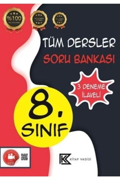 Kitap Vadisi Yayınları 8. Sınıf Tüm Dersler Soru Bankası Video Çözümlü ürün görseli 1
