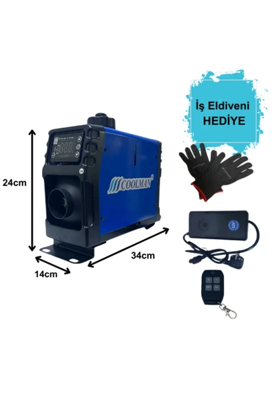 Cool man Webasto Tipi A44 Mini Portatif Dizel Isıtıcı (2.8kW) - Resim 6