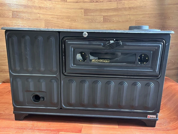 607S BEKAŞ TEK FIRIN KOVALI ANTRASİT KUZİNE SOBA BÜYÜK FIRIN ürün görseli