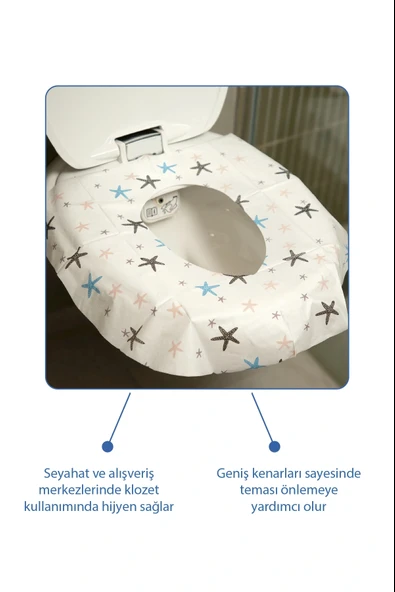 Babyjem 924 Atılabilir Klozet Örtüsü 30 Adet - Resim 2