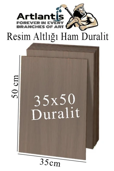 Gülpaş Kırtasiye Karakalem Eskiz Çizim Seti Durolit Seti 35x50 cm Duralit 1 Adet 35x50 Resim Kağıdı 25 Adet Mandal Me - Resim 2