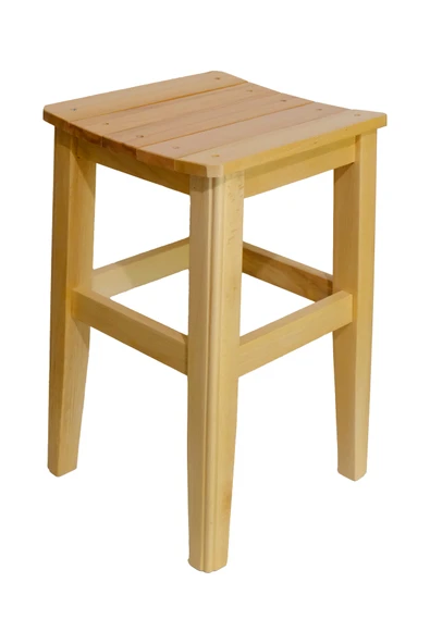 ARMES EV CONCEPT Doğal Ahşap Tabure El Yapımı Çıtalı (45 CM) – Rustik Tasarım, Sağlam ve Estetik ürün görseli