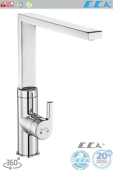 Eca E.c.a Icon Mutfak Eviye Bataryası 360° 20 Yıl E.c.a Garantili Eviye Bataryası 102118081h ürün görseli
