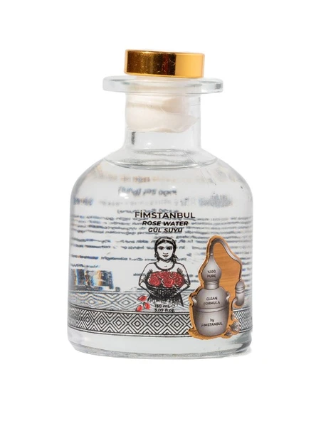 Fimstanbul İlk Sıkım %100 Saf Doğal Gül Suyu 150 ml – Rose Water - Cam Şişe – Yaprak Taneli - Resim 2