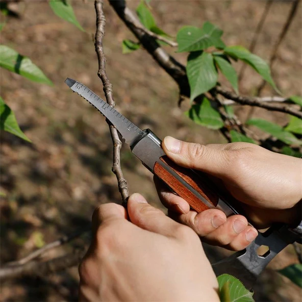 WORKPRO WP383001 12 IN 1 Çok Fonksiyonlu Profesyonel Mini Balta/Çekiç Alet Seti + Taşıma Kılıfı - Resim 10