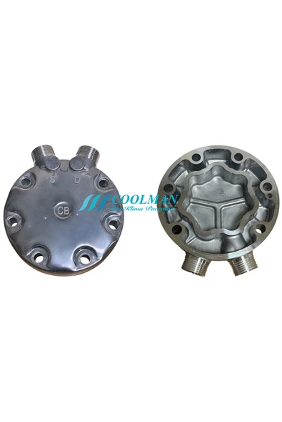 Cool man Klima Kompresör Arka Kapak SD7 Üstten Çıkış (Kalın-Kalın) ürün görseli