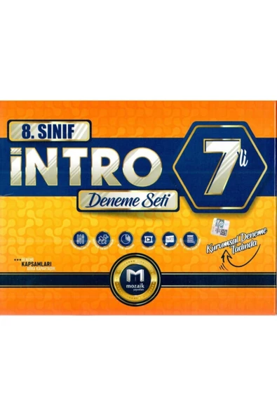 Mozaik Yayınları 8.sınıf Mozaik Intro Deneme 7 Li - 2022 ürün görseli 1