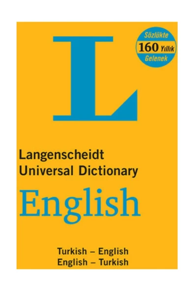 ALTINBAŞAK HOME COLLECTİON Langenscheidt’s Universal Dictionary English - Turkish / Turkish - English H. J. Kornrumpf ürün görseli 1