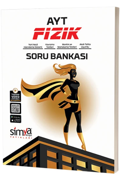 Simya Yayınları 12.sınıf Fizik Ayt Soru Bankası Kitabı ürün görseli 1