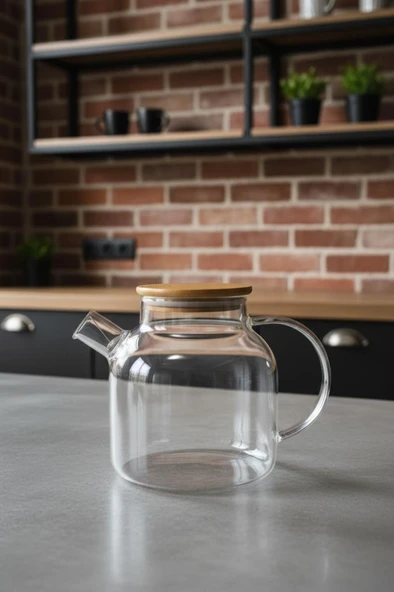 Bambum  Taric - Cam Demlik 1500ml - Resim 2