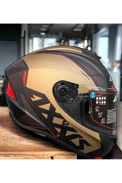 DRAKEN S GEAR A9 MATT GOLD ürün görseli 1