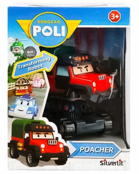Robocar Poli Transforming Robot Figür Poacher 83360 ürün görseli