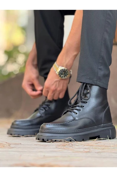 Fantasya ST Erkek Bot SIYAH - Resim 3