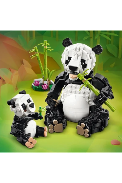 LEGO ®Creator 3’ü 1 Arada Vahşi Hayvanlar: Panda Ailesi 31165 - 8 Yaş ve Üzeri  Yapım Seti (626Parça) - Resim 8