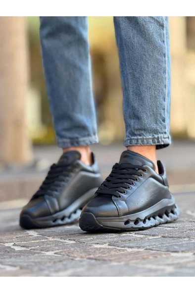 CH2533 - ST Erkek Ayakkabı SIYAH - Resim 3