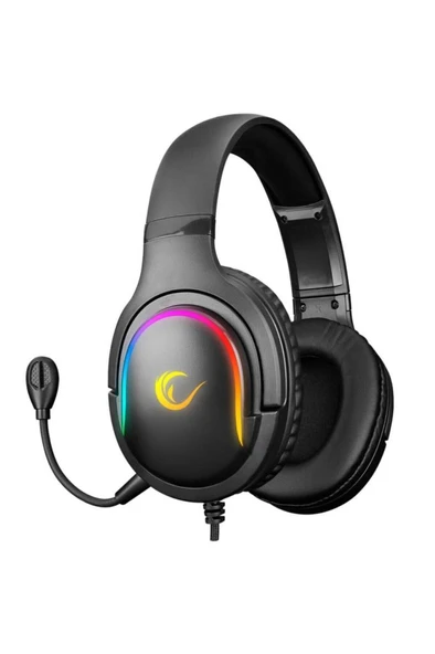Rampage Miracle-X6 RGB USB Kablolu Kulak Üstü Oyuncu Kulaklığı Teşhir - Resim 8