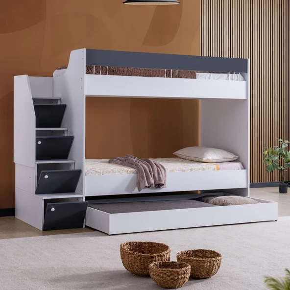 Ranza, Martin Yavrulu Ranza - Antrasit 2 Adet Comfort Yatak - Resim 2