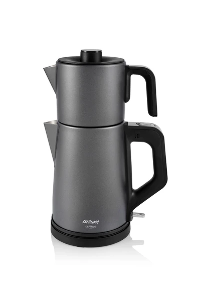 Arzum AR3130 (AR3129) Deminde Füme 1 Lt Demlik Kapasiteli 1800W Çay Makinesi ürün görseli