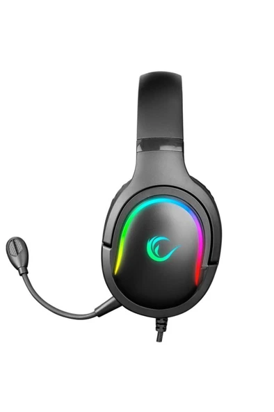 Rampage Miracle-X6 RGB USB Kablolu Kulak Üstü Oyuncu Kulaklığı Teşhir - Resim 2