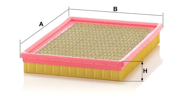 C 2681 - Hava filtresi -  MANN FILTER - Resim 2