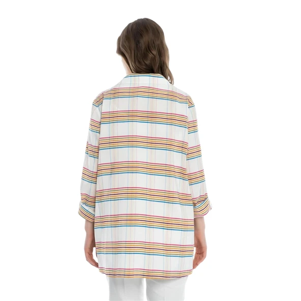 KADIN GÖMLEK 24YBLZ7043 - Resim 6