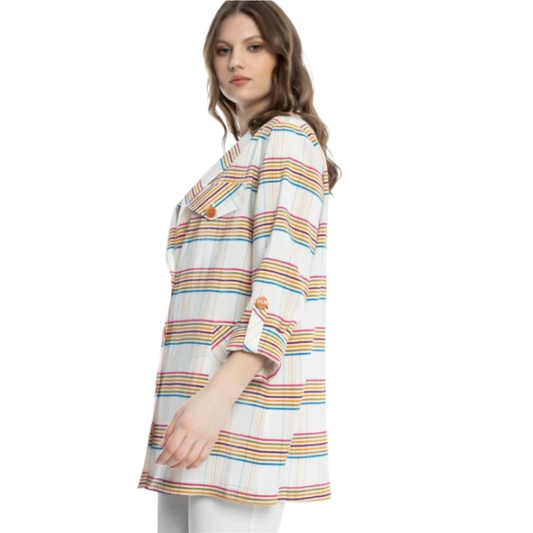 KADIN GÖMLEK 24YBLZ7043 - Resim 5