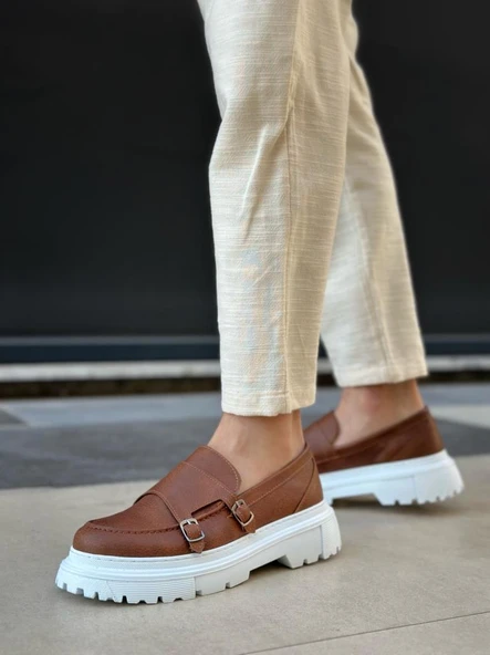 Tokalı Klasik Yüksek Taban Taba Erkek Ayakkabı - Resim 2