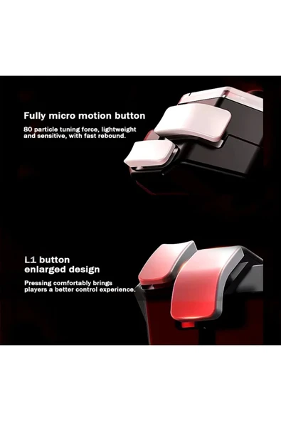 LENSUN Akıllı telefon için oyun kumandası MB02-0101 Bluetooth kablolu beyaz TETİK - Resim 3