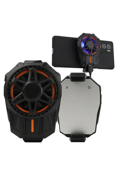 LENSUN SL-1 Pubg Derece Göstergeli Radyatörlü Aliminyum Manyetik Hızlı Soğutma Özellikli Telefon Soğutucu - Resim 4