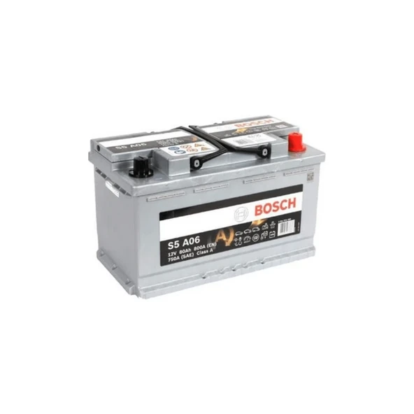 0092S5A060 - S5 80 Ah AGM - 800M. Akım (A) EN / 80Ah - BOSCH - Resim 2