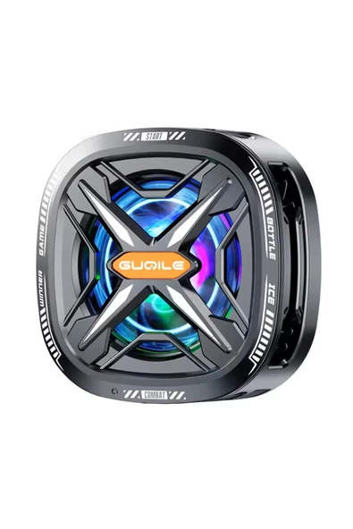 LENSUN FS05 Cep Telefon Soğutma Fanı Radyatör Soğutucu Rgb Led Işıklı - Resim 3