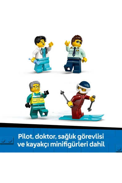 LEGO ® City Acil Hava Ambulans Uçağı 60465 - 6+ Yaratıcı Oyuncak Yapım Seti (403P) - Resim 9