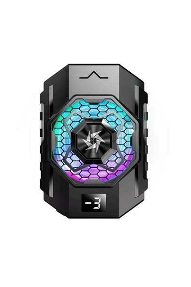 Byrist SL-31 PUBG Aliminyum Magsafe Manyetik Kademeli Derece Göstergeli Telefon Cooler Fan Soğutucu ürün görseli