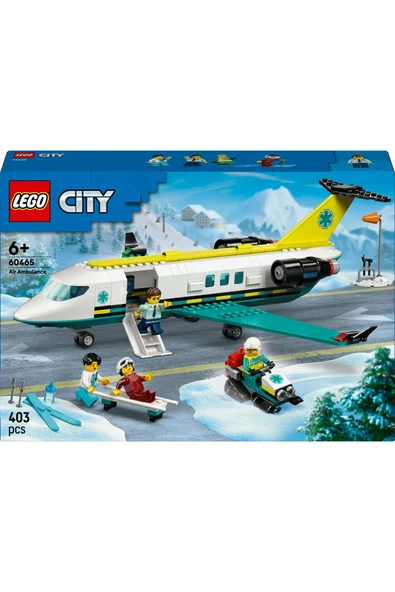 LEGO ® City Acil Hava Ambulans Uçağı 60465 - 6+ Yaratıcı Oyuncak Yapım Seti (403P) - Resim 3