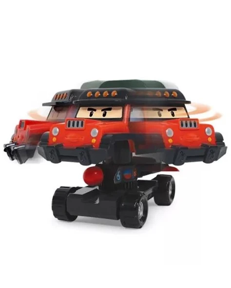 Robocar Poli Transforming Robot Figür Poacher 83360 - Resim 4