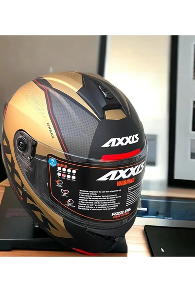 DRAKEN S GEAR A9 MATT GOLD - Resim 2