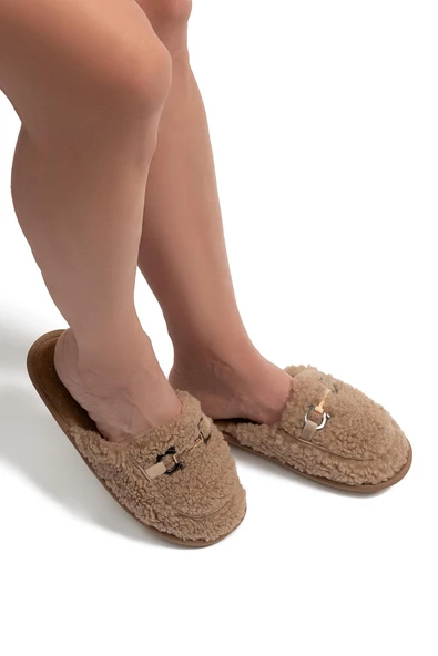 TWIGY TW SİYA BEJ KADIN EV TERLİK 37/41 - Resim 3