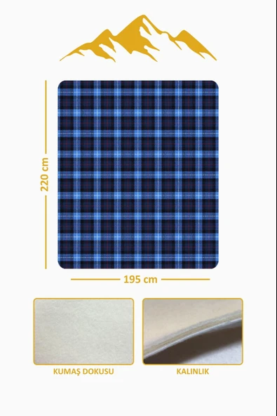 Soft Touch Çift Kişilik Yumuşak Dokulu Modern Konfor Serisi Battaniye YBT0033
 RENKLİ 195 X 220 - Resim 3