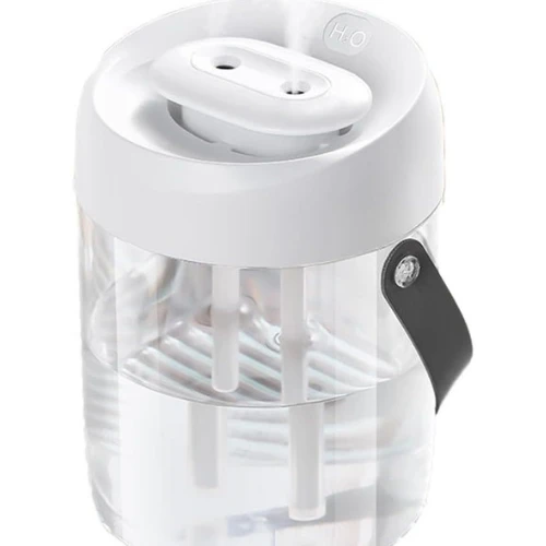 A-15 Sessiz Uyku Kalitesi Artıran Aromatik Hava Nemlendirici LED Göstergeli Çift Buhar Çıkışlı - Resim 2