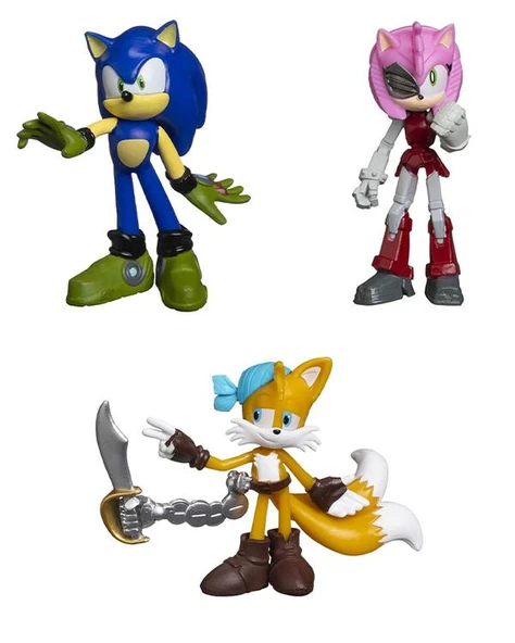 Sonic Prime 3lü Figür Seti S2 Model 1 - Resim 2