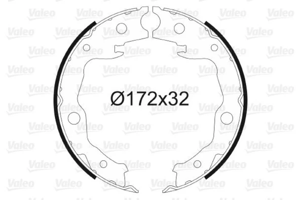 Nissan El Fren Balatası Nissan Juke 10-> Qashqaı 07-13  X-Traıl (t31) 07-13 - Valeo 564168 - Resim 1