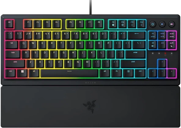Razer Ornata V3 TKL RGB Mecha-Membrane Switch Kablolu Oyuncu Klavyesi Teşhir ürün görseli 1